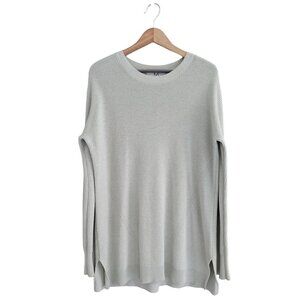 Magaschoni Silk Blend Crew Neck Pullover Casual Sweater Size S